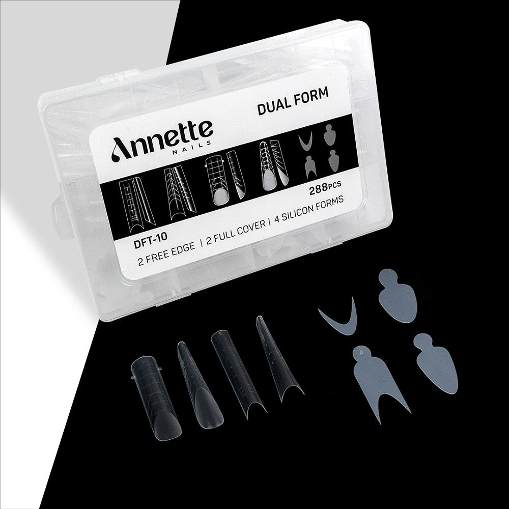 Annette Reusable Tips and Silicone Shape Forms DFT-10 288pcs