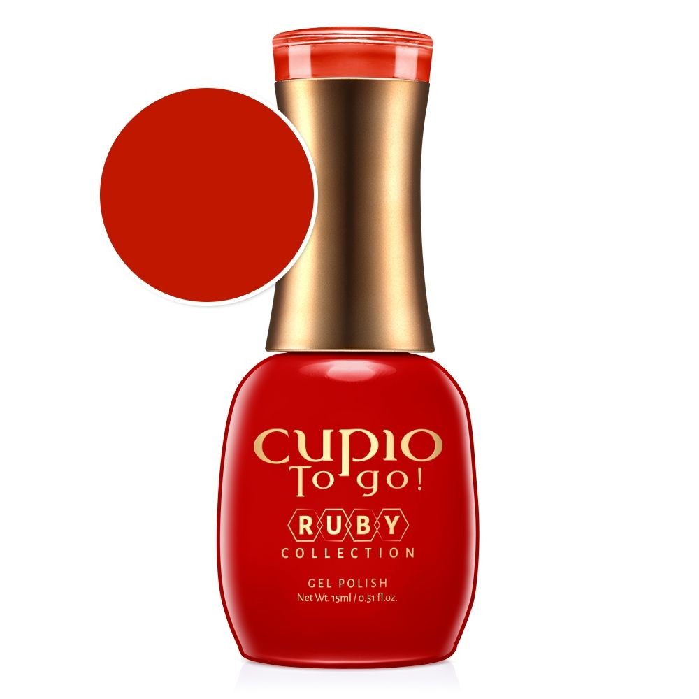 CUPIO Gel polish Ruby Collection Chilli Red