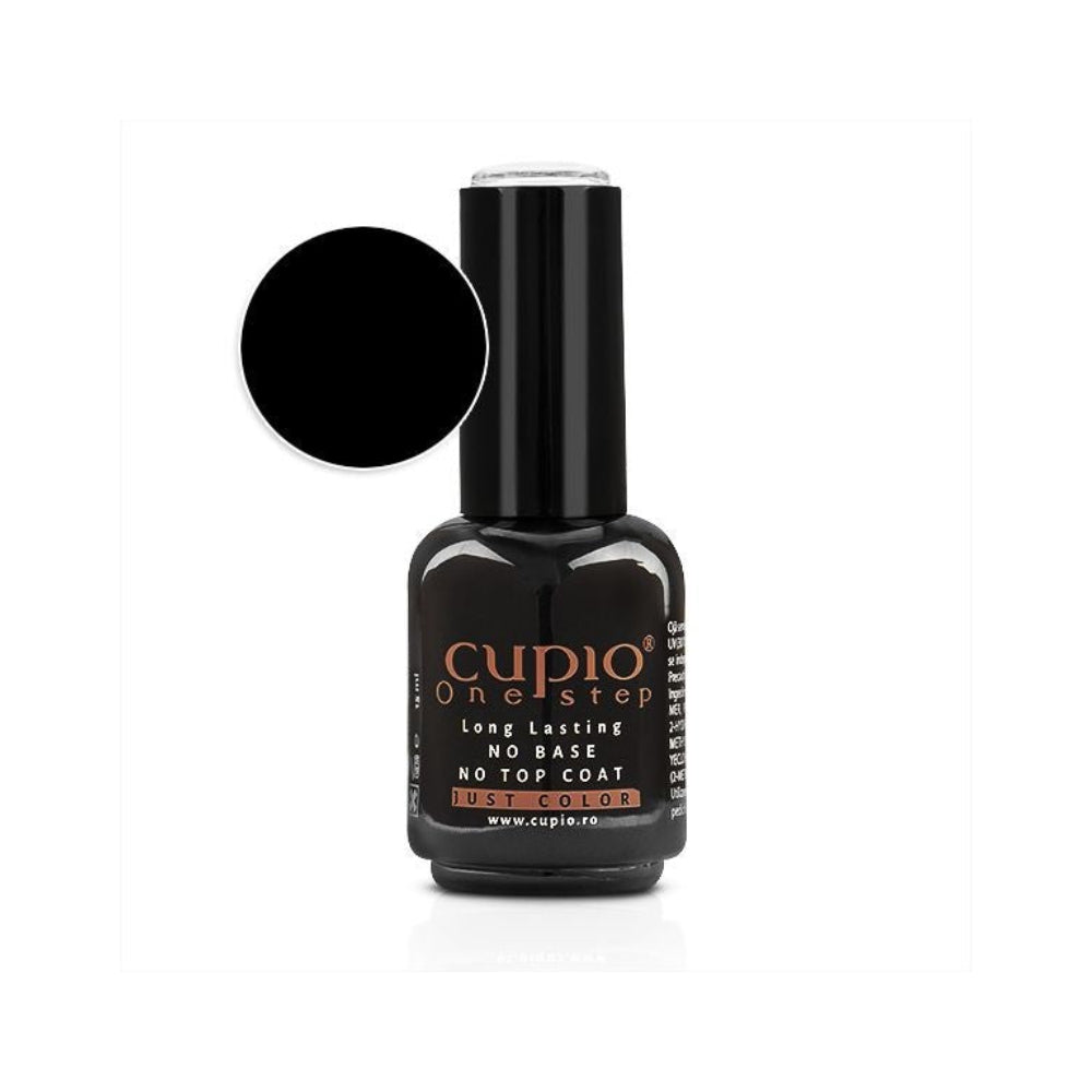 CUPIO Gel polish 3in1 One Step Black 15ml R001