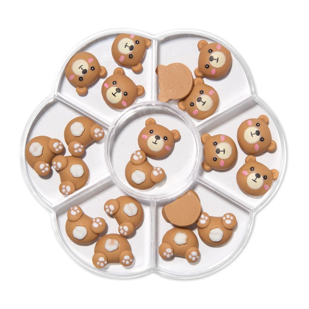 PINX. Set decor 3D, 20pcs - Teddy Boo