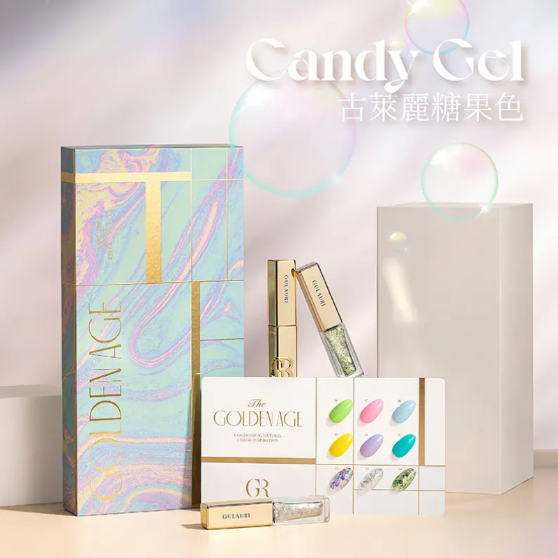 GULAURI Candy gel polish collection 46-54, 9*6.5ml