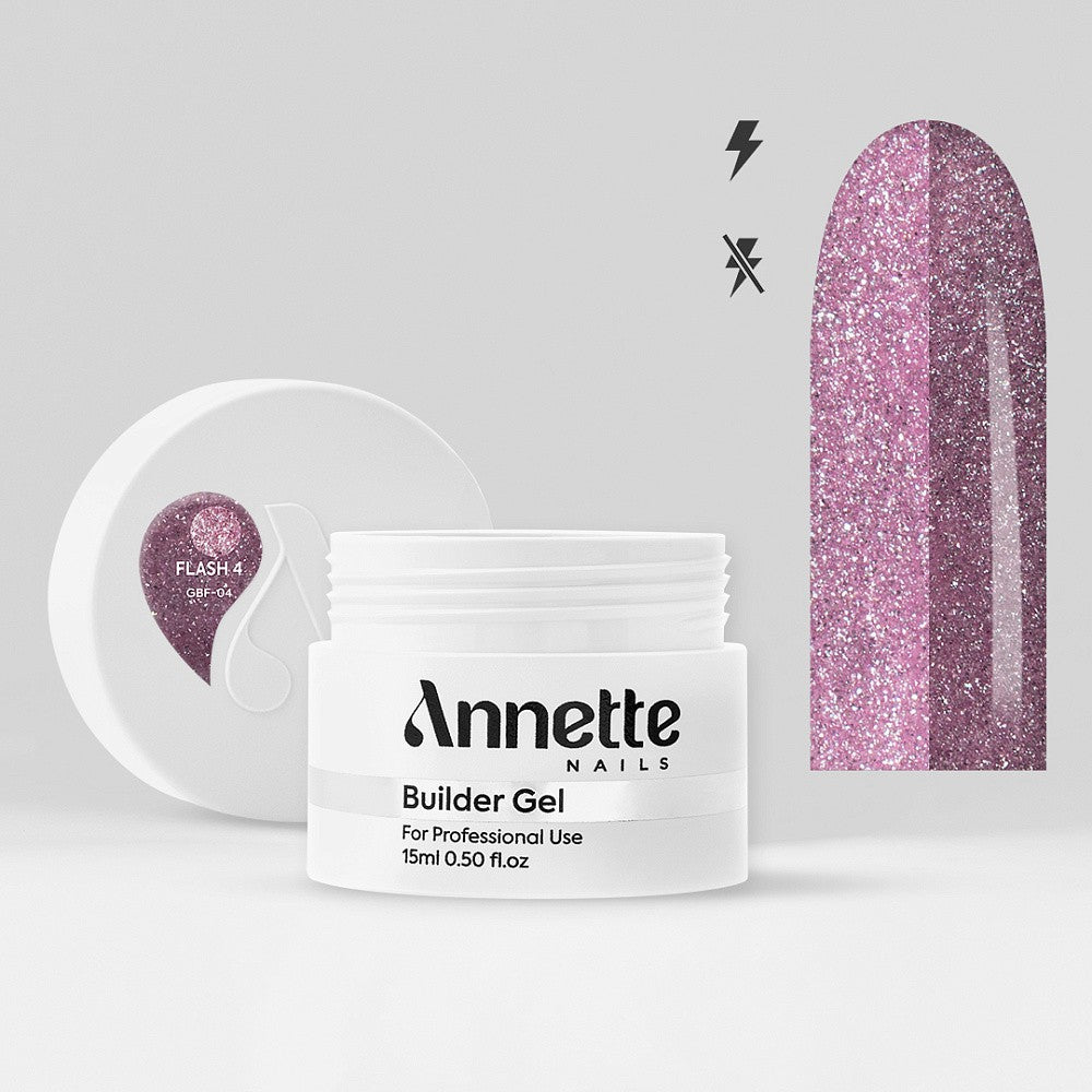 ANNETTE NAILS Builder Gel Flash 4 - 15ml GBF-04