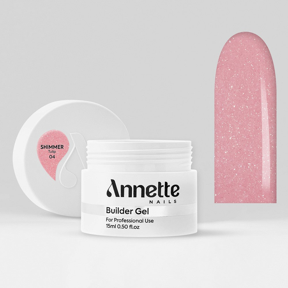 ANNETTE NAILS Builder gel Shimmer Tulip 50ml GBS-04-50