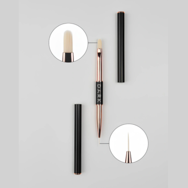 DARK Dual-Ended Brush (Liner 10 mm Gel 12 mm)