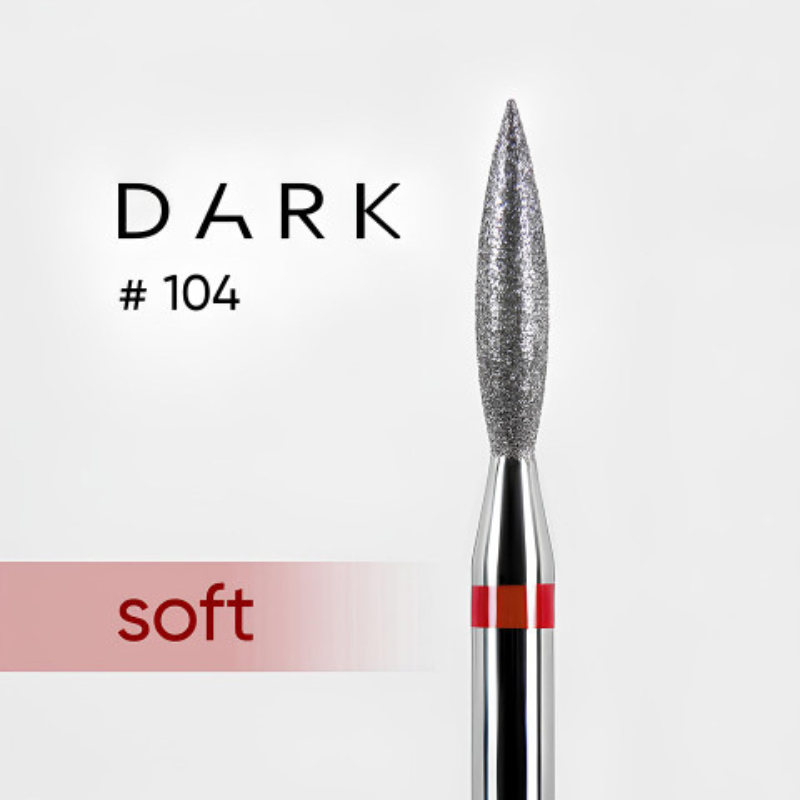 DARK Diamond Cutter No 104, Red Flame e-file bit 21