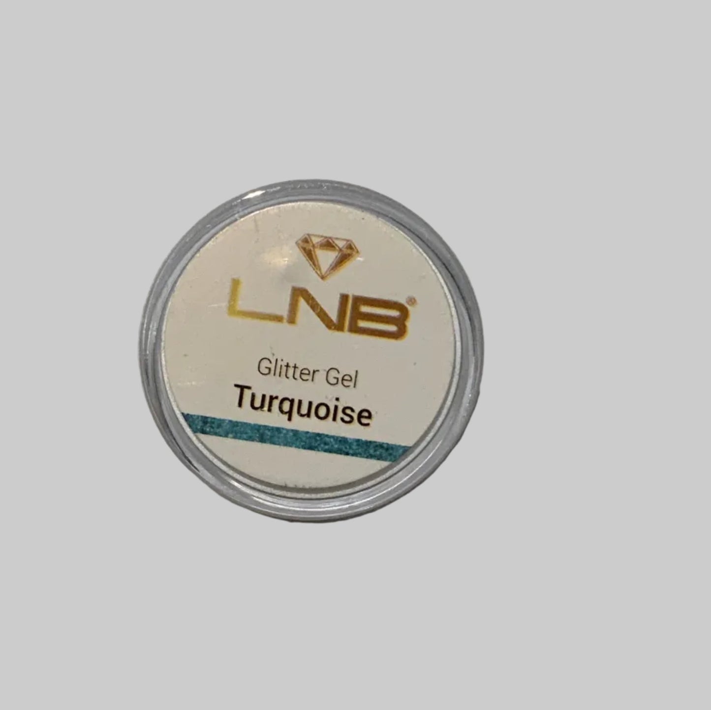 LNB Glitter Gel Turquoise 5ml