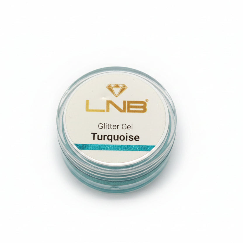 LNB Glitter Gel Turquoise 5ml