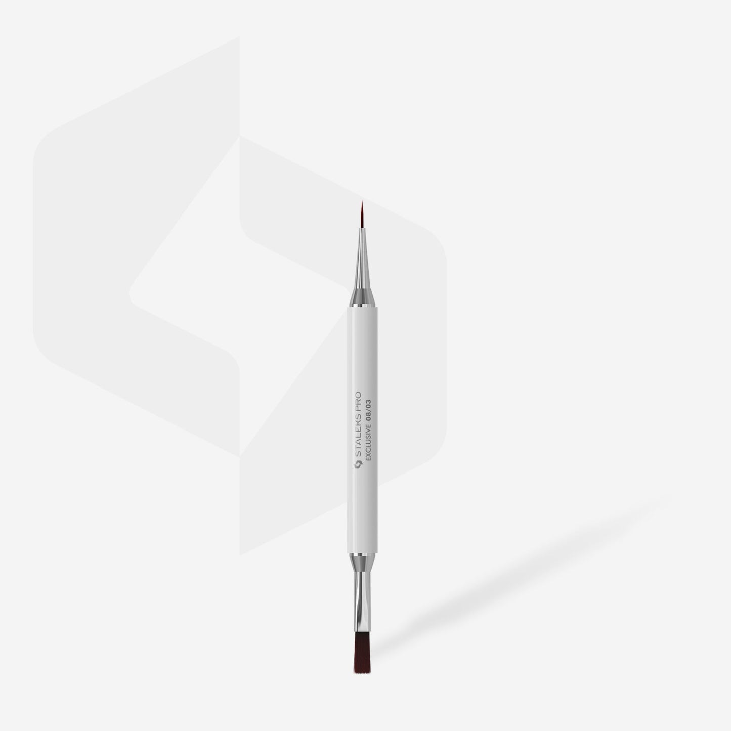 STALEKS EXCLUSIVE Double-ended gel brush 10 mm / liner 10 mm NBX-08/03