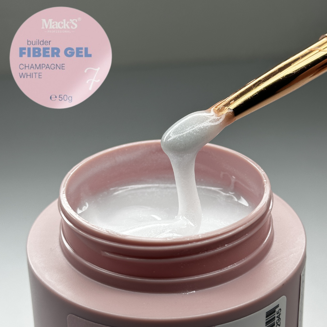 Macks Fiber Champagne White 50g