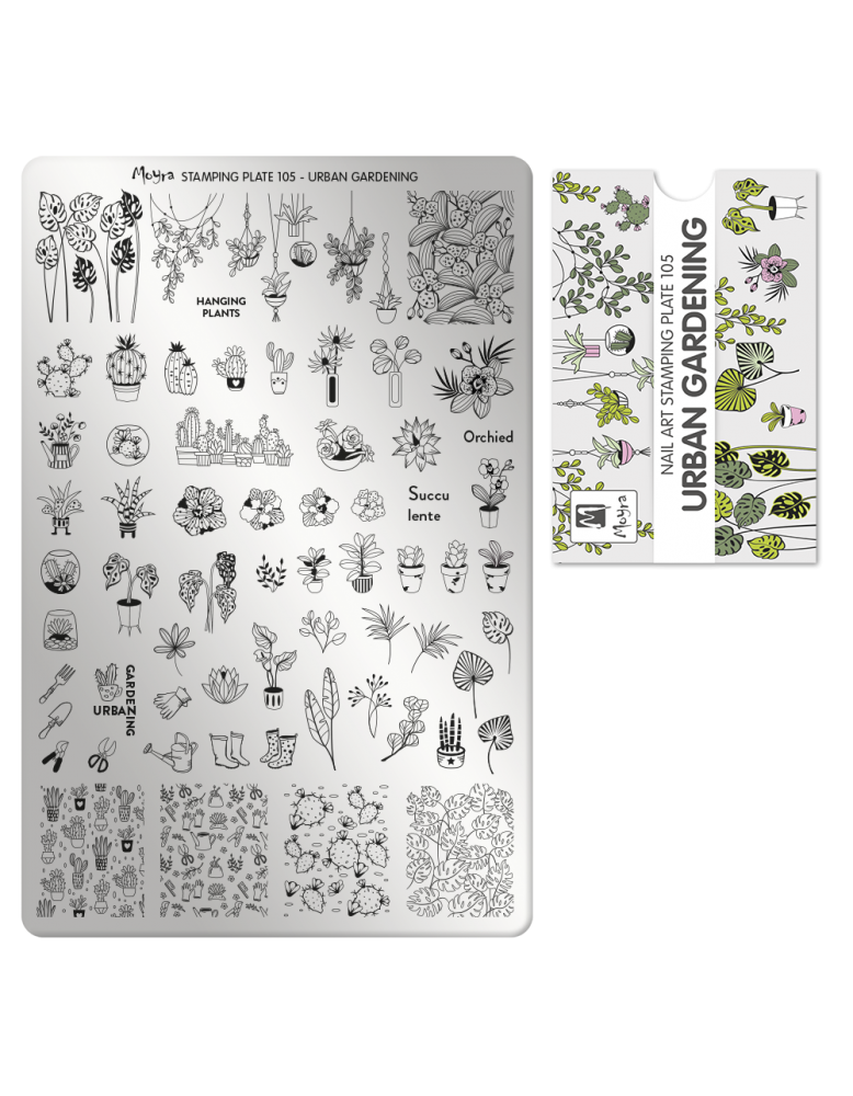 Moyra Stamping Plate 105 Urban Gardening