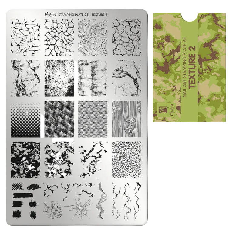 Moyra Stamping Plate 98 Texture 2