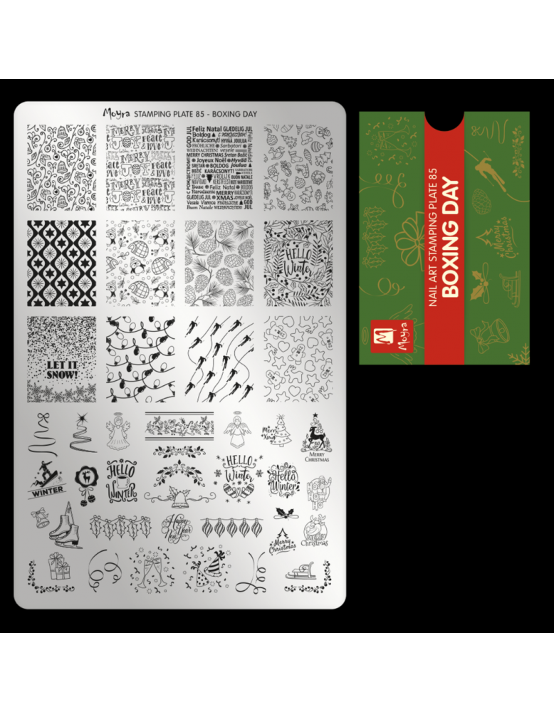 Moyra Stamping Plate 85 Boxing Day
