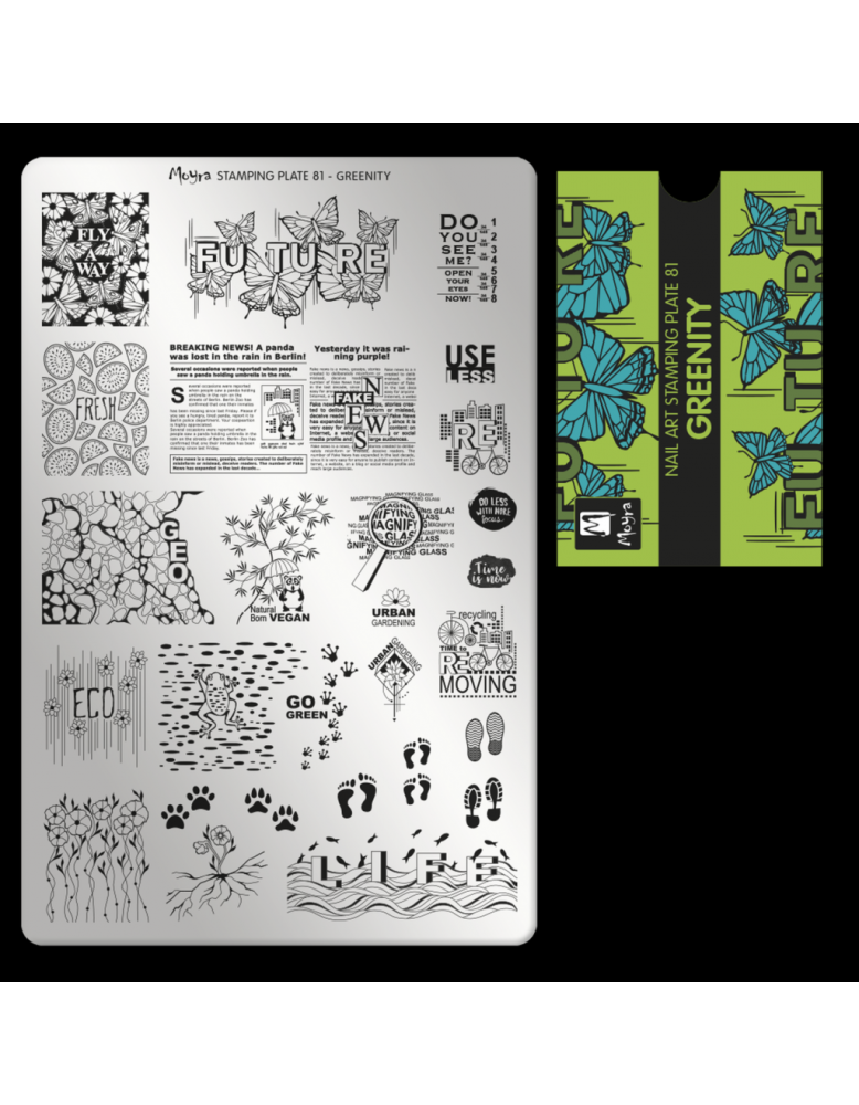 Moyra Stamping Plate 81 Greenity