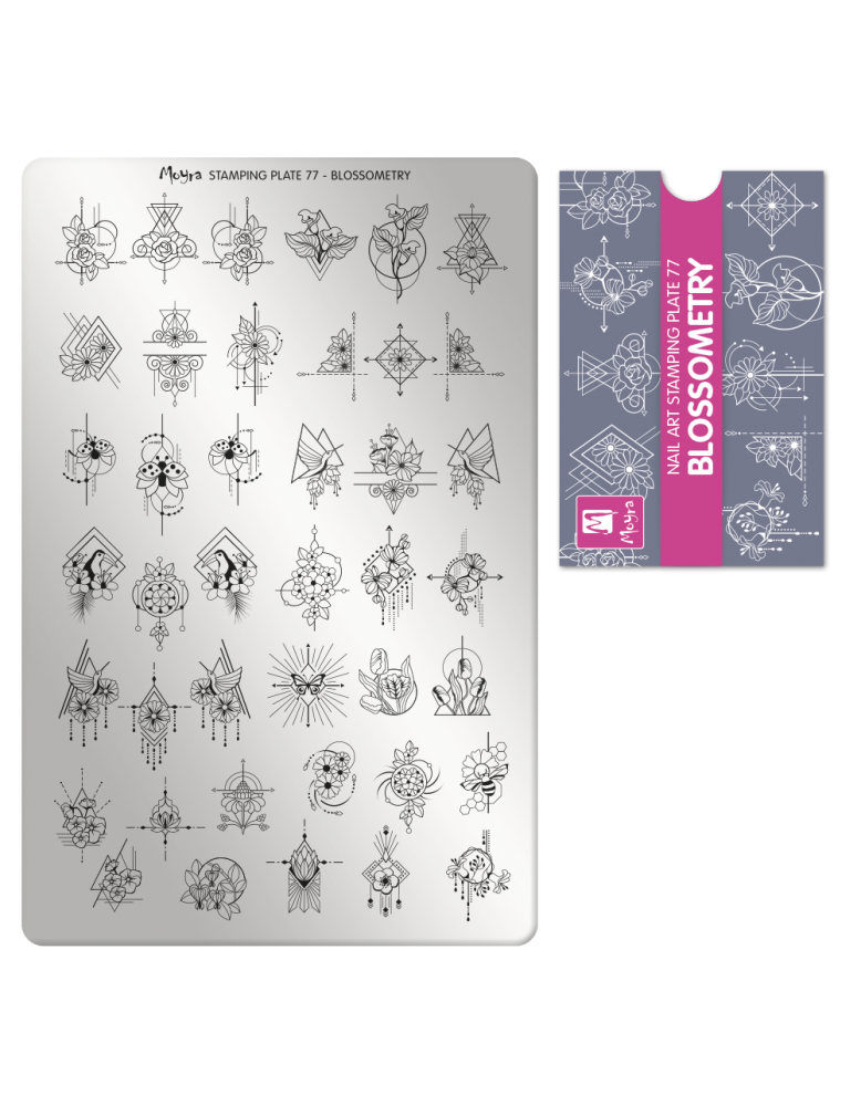 Moyra Stamping Plate 77 Blossometry