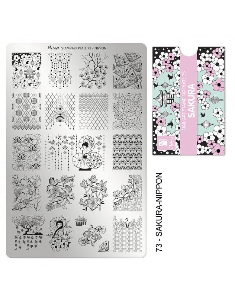 Moyra Stamping Plate 73 Sakura