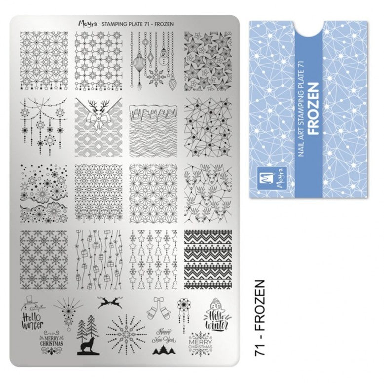 Moyra Stamping Plate 71 Frozen
