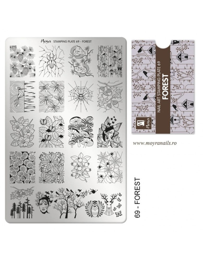 Moyra Stamping Plate 69 Forest