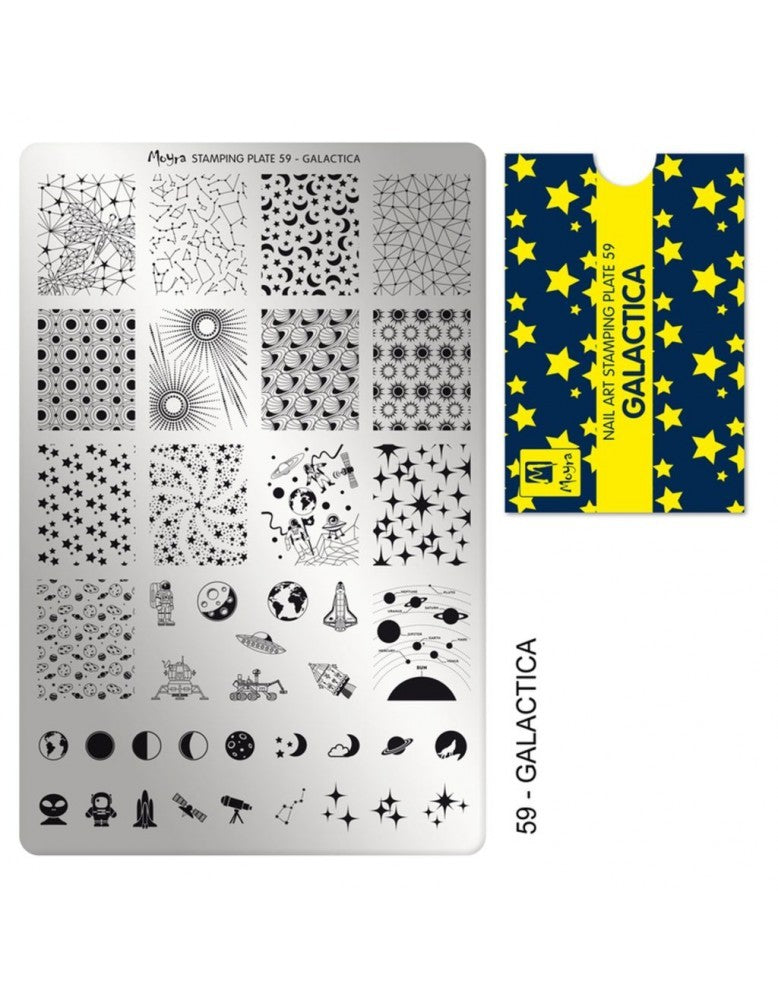 Moyra Stamping Plate 59 Galactica