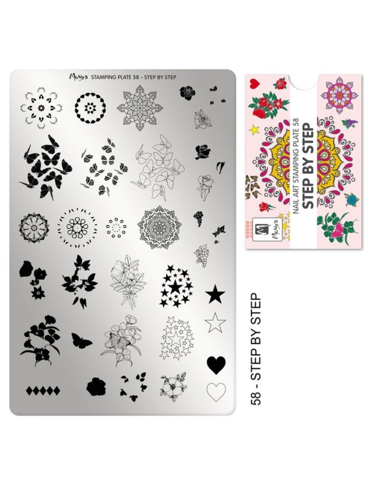 Moyra Stamping Plate 58 Step By Step
