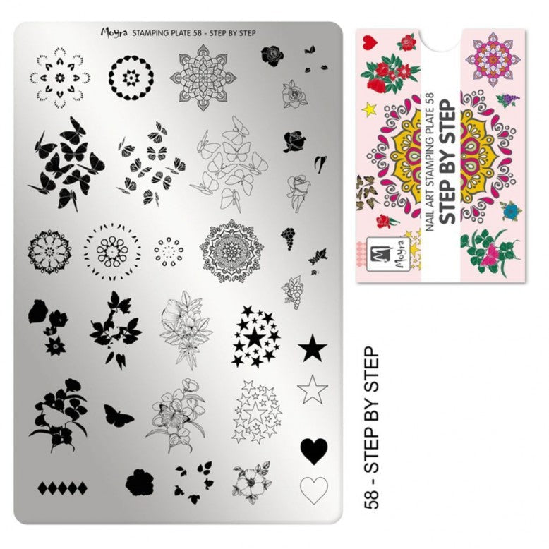 Moyra Stamping Plate 58 Step By Step