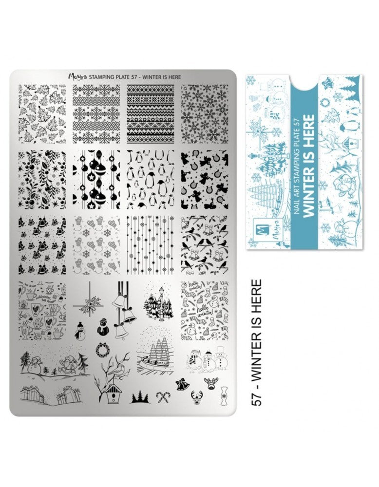 Moyra Stamping Plate 57 Winter Is Here