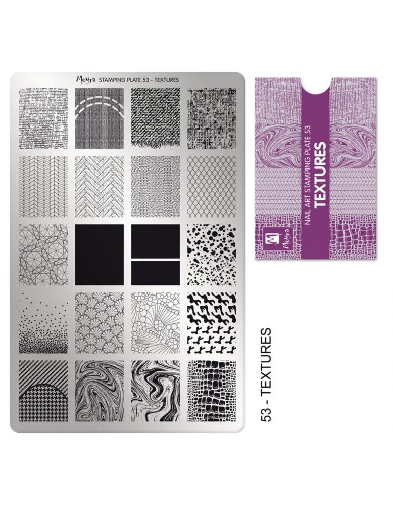 Moyra Stamping Plate 53 Textures