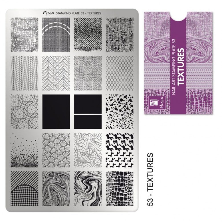 Moyra Stamping Plate 53 Textures