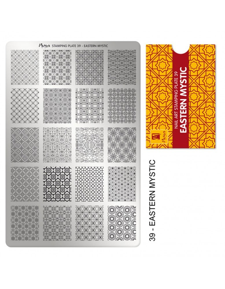 Moyra Stamping Plate 39 Eastern Mystic