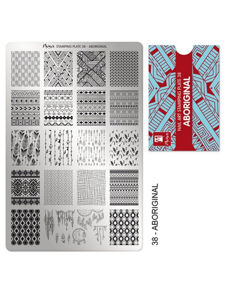 Moyra Stamping Plate 38 Aboriginal