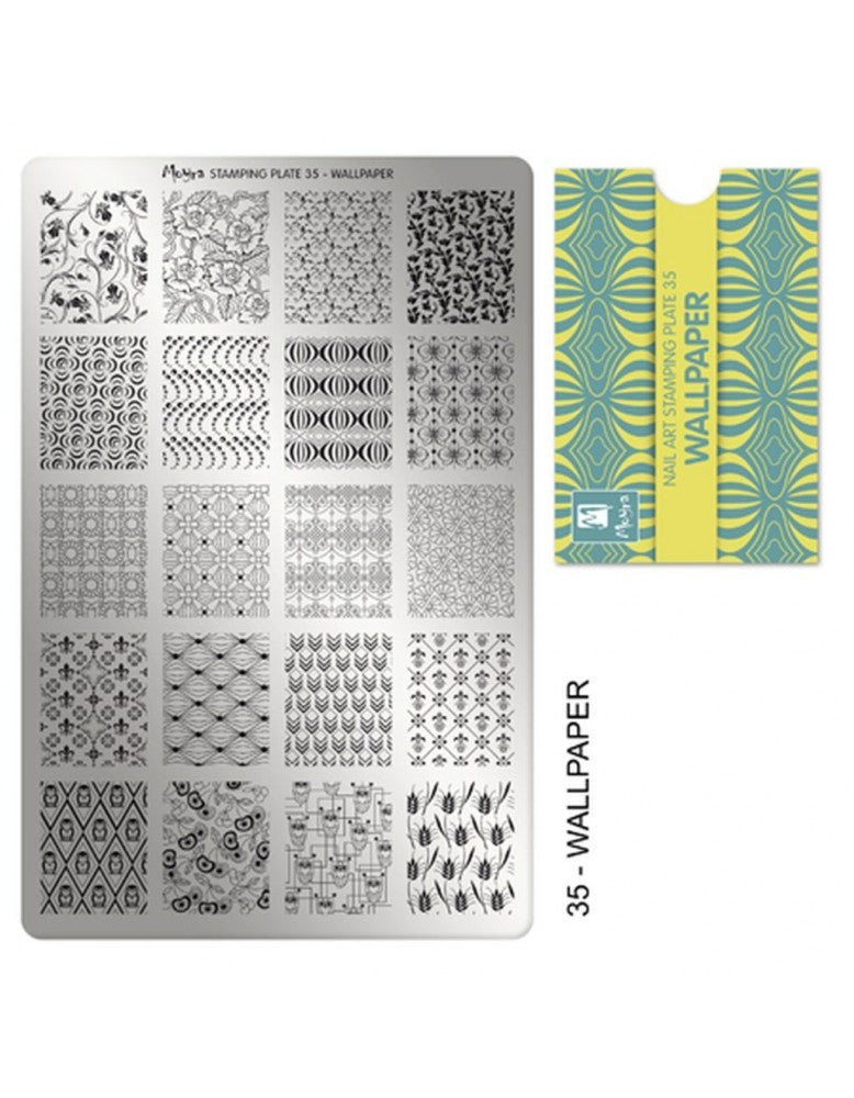 Moyra Stamping Plate 35 Wallpaper