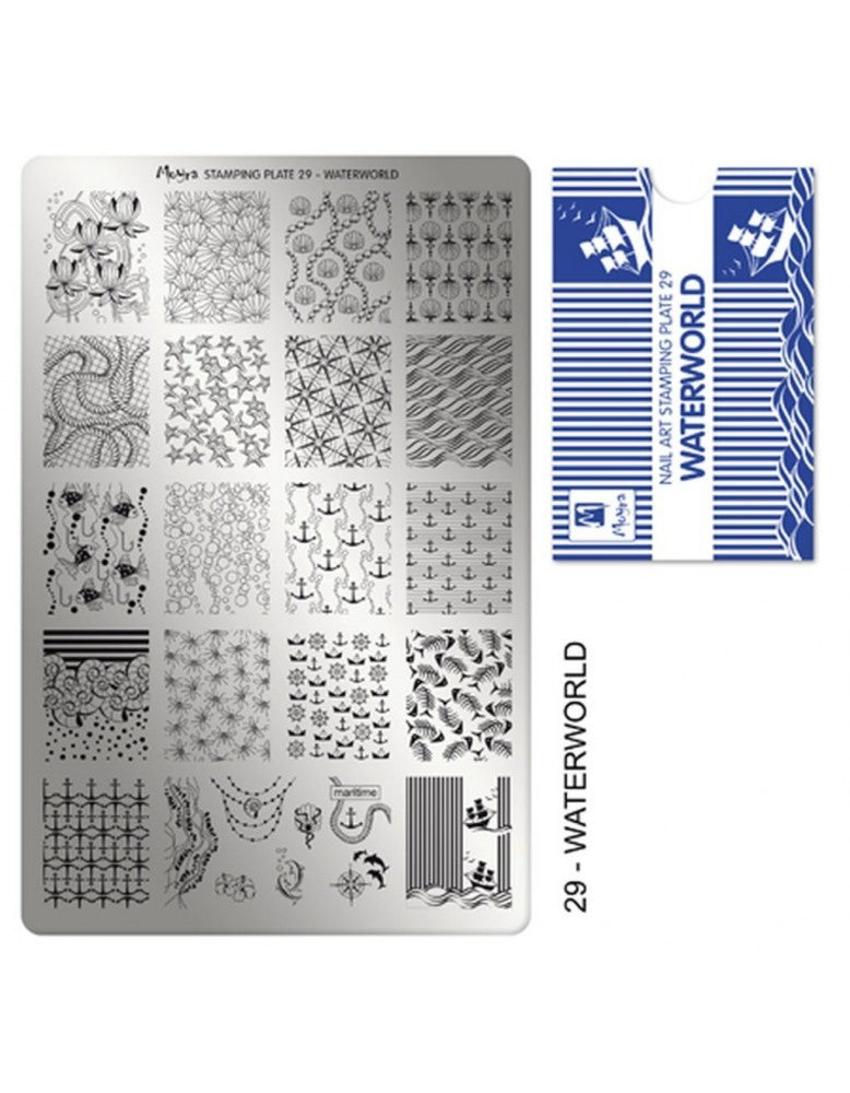 Moyra Stamping Plate 29 Waterworld