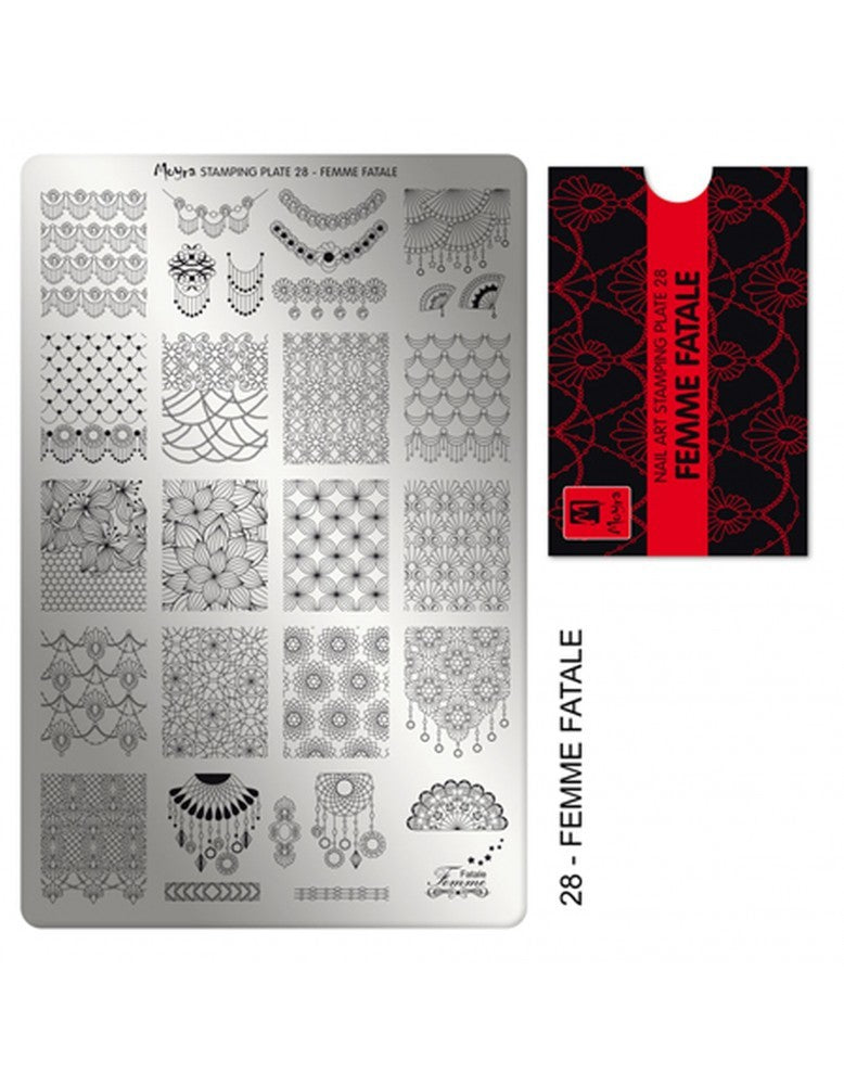 Moyra Stamping Plate 28 Femme Fatale