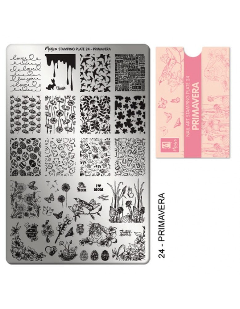 Moyra Stamping Plate 24 Primavera