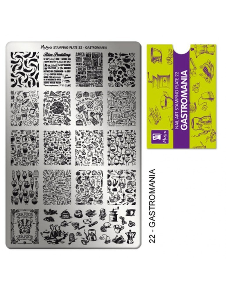 Moyra Stamping Plate 22 Gastromania