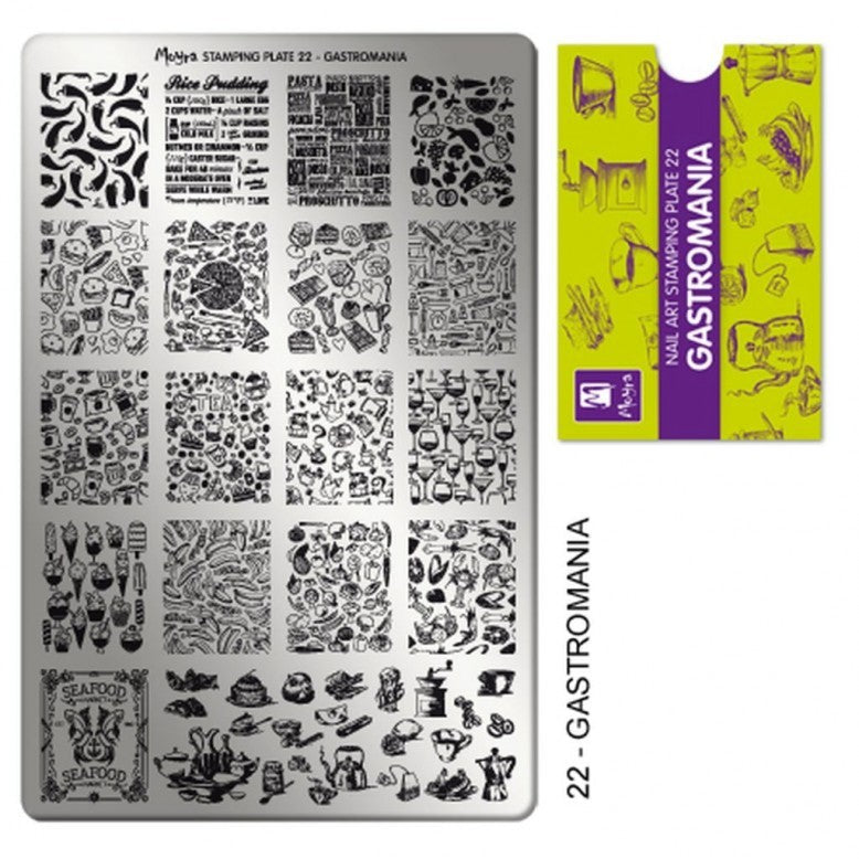 Moyra Stamping Plate 22 Gastromania