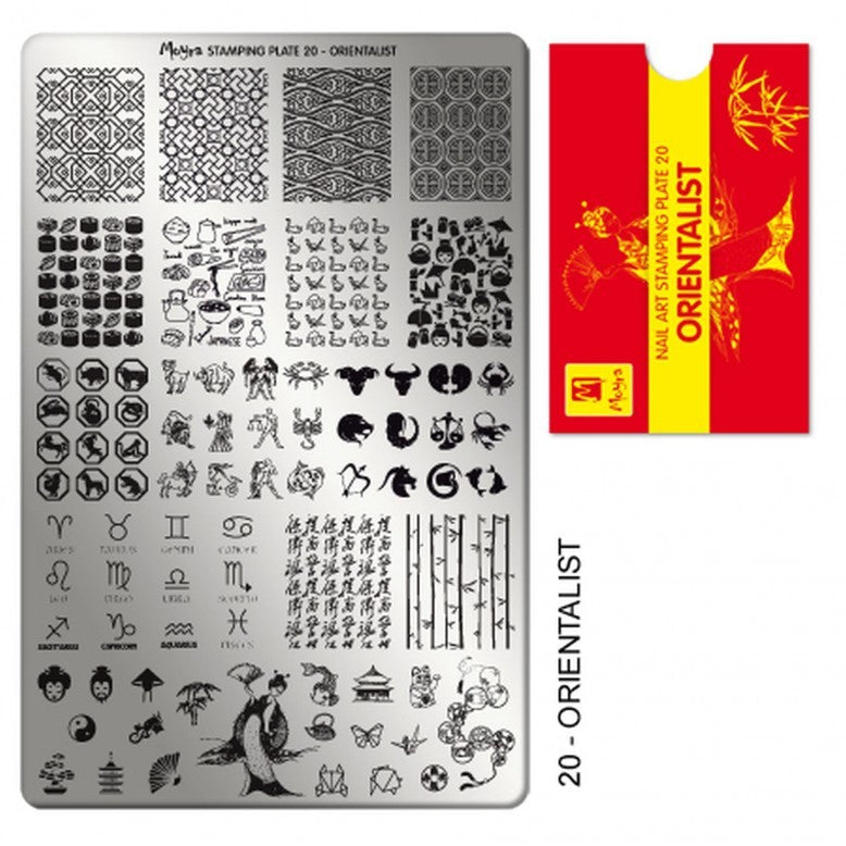 Moyra Stamping Plate 20 Orientalist