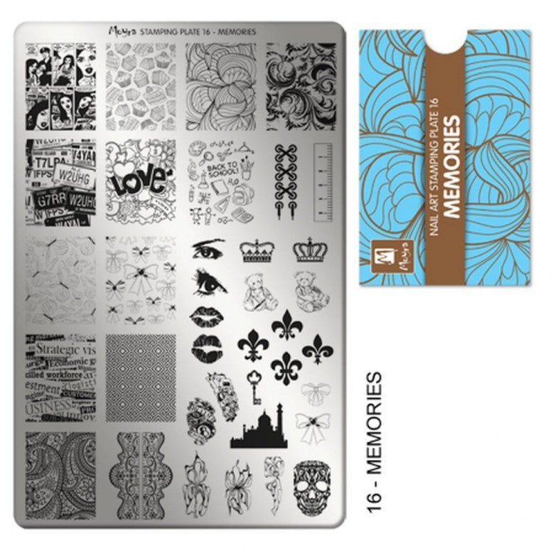 Moyra Stamping Plate 16 Memories
