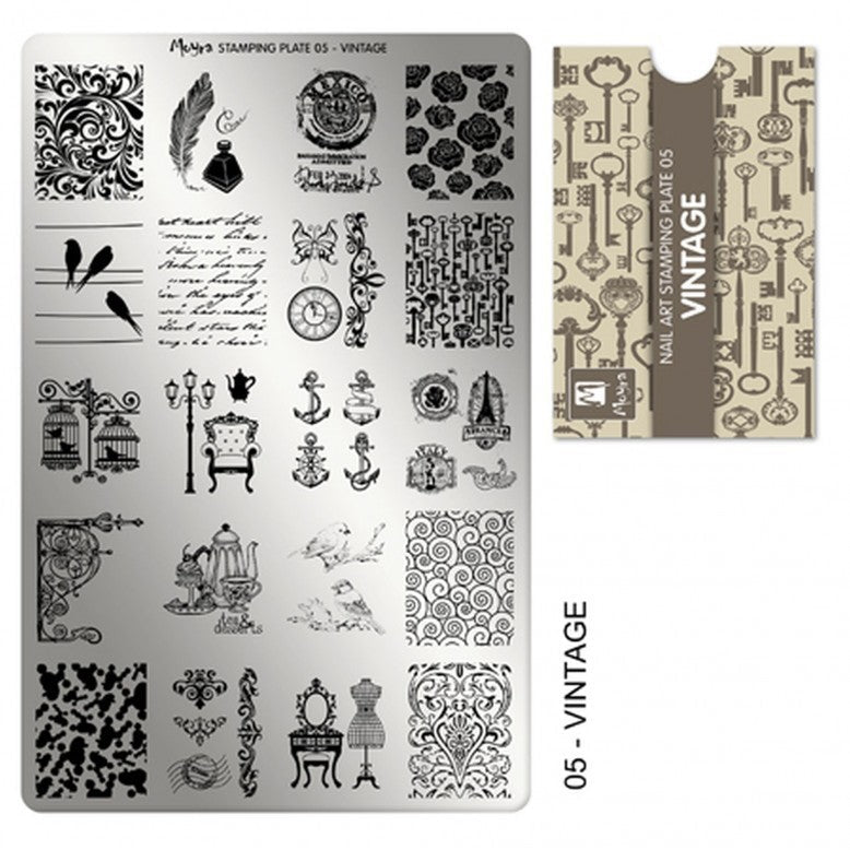 Moyra Stamping Plate 05 Vintage