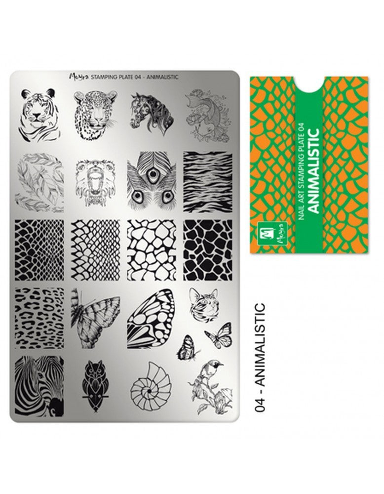 Moyra Stamping Plate 04 Animalistic
