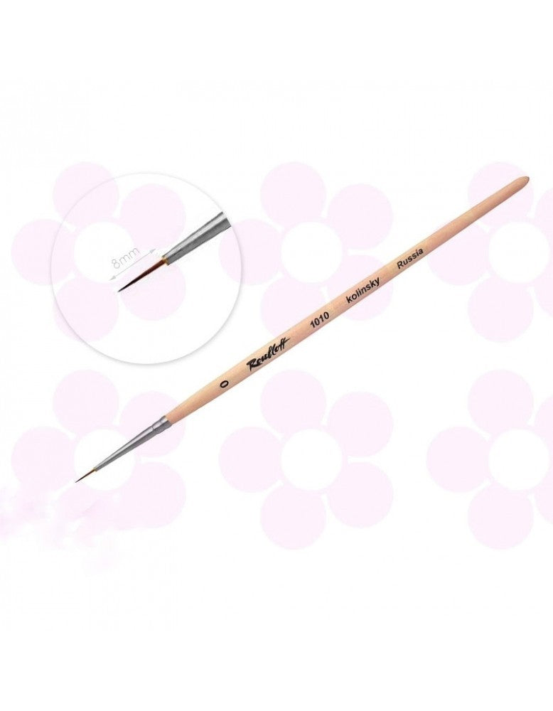 NAIL ART BRUSH ROUBLOFF ART AQUA 0 (1010)