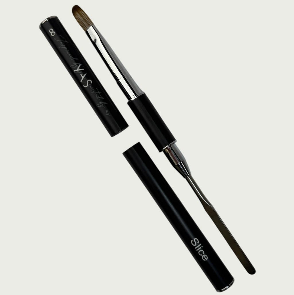 YAS Double Side Polygel Brush Slice white