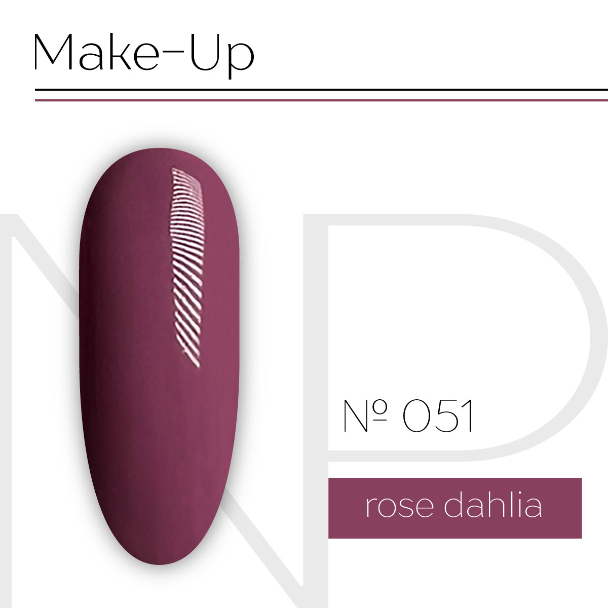 Nartist Gel Polish 051 Rose Dahlia