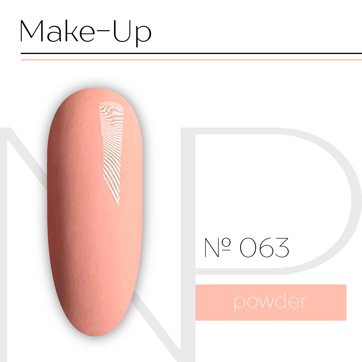 Nartist Gel Polish 063 Powder