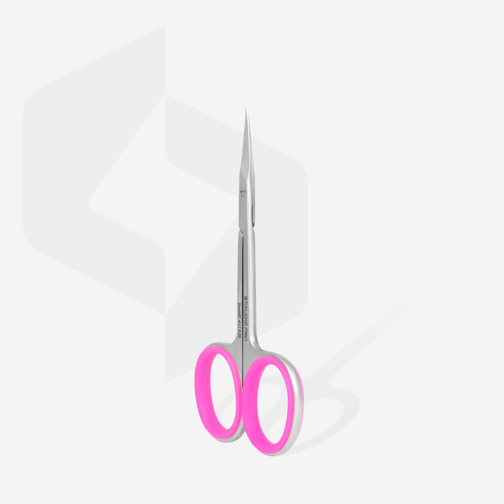 STALEKS Professional cuticle scissors with hook SMART 41 TYPE 3 SS-41/3