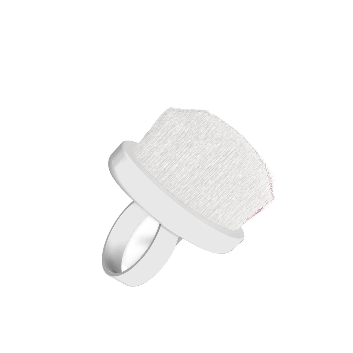 STALEKS Finger Ring Manicure Brush For Dust Removal EXPERT 03 Mini (10 Pcs) DBE-03-10