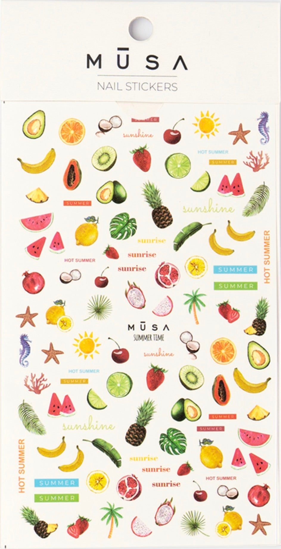 Musa Nail Stickers - summer time