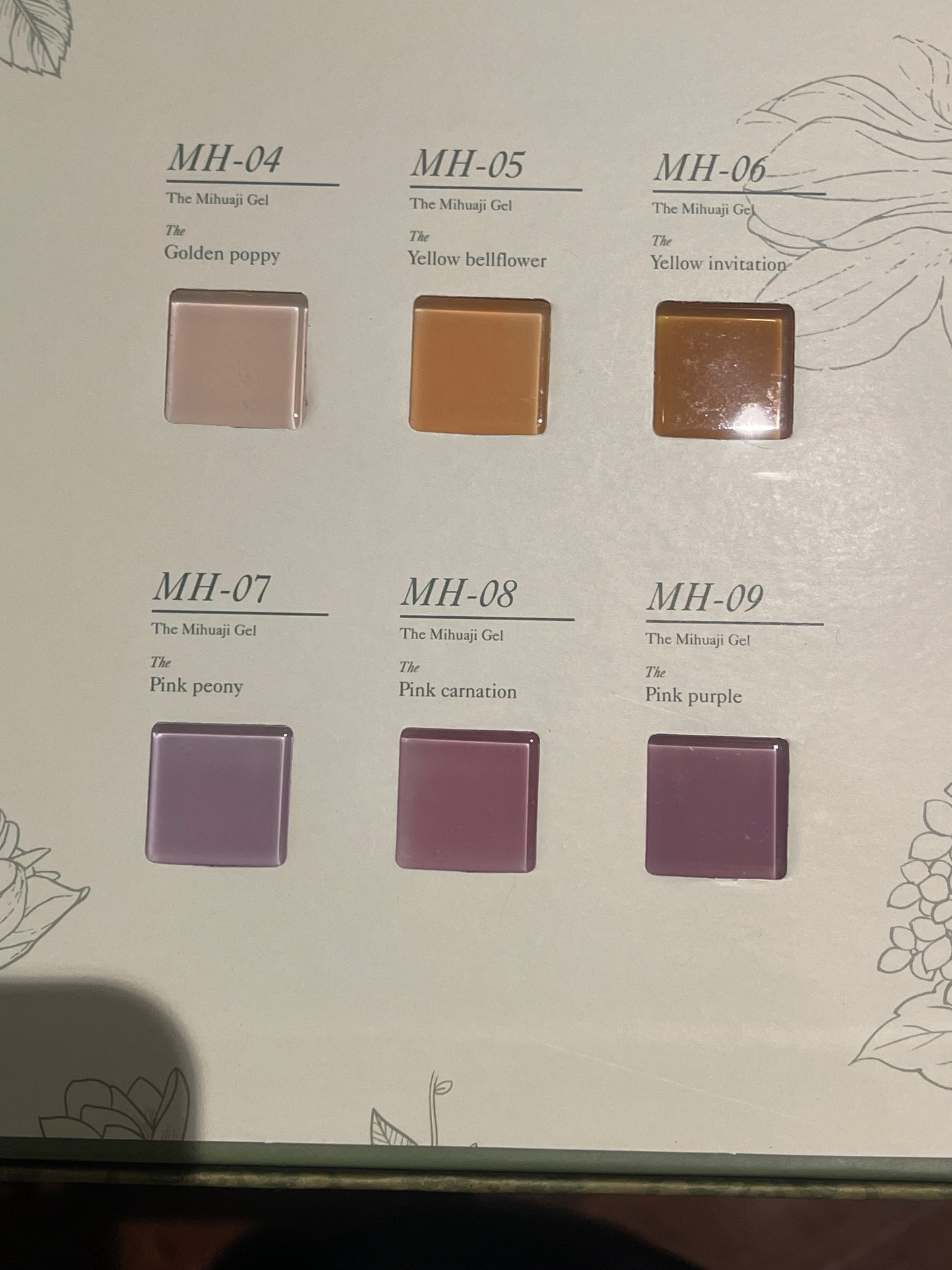 GULAURI Vintage series Gathering Flower Gel polish Set (The Mihuaji series)