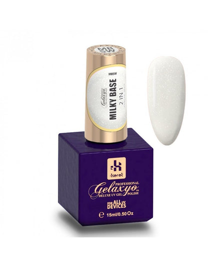 MILKY BASE SPARKLING WHITE GELAXYO 2IN1 15ML