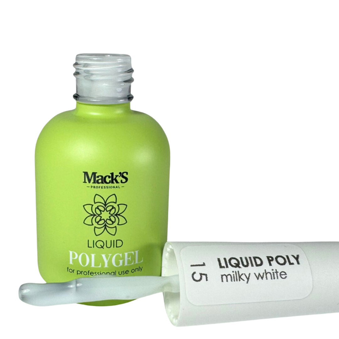 Macks Liquid Polygel 15 milky white, 12ml