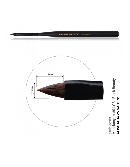 Brush Black Beauty Gel 01 OS